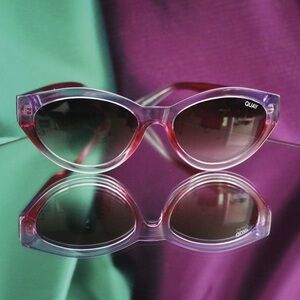 Quay Australia Pink Cat-Eye Sunglasses